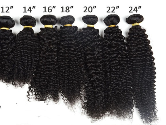 Brazilian hair curtain wig kinky curly wave human hair