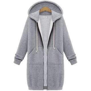 Hooded long-sleeved winter sweater women&