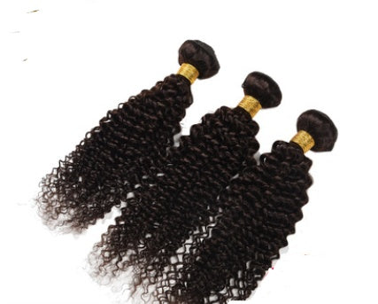 Brazilian hair curtain wig kinky curly wave human hair