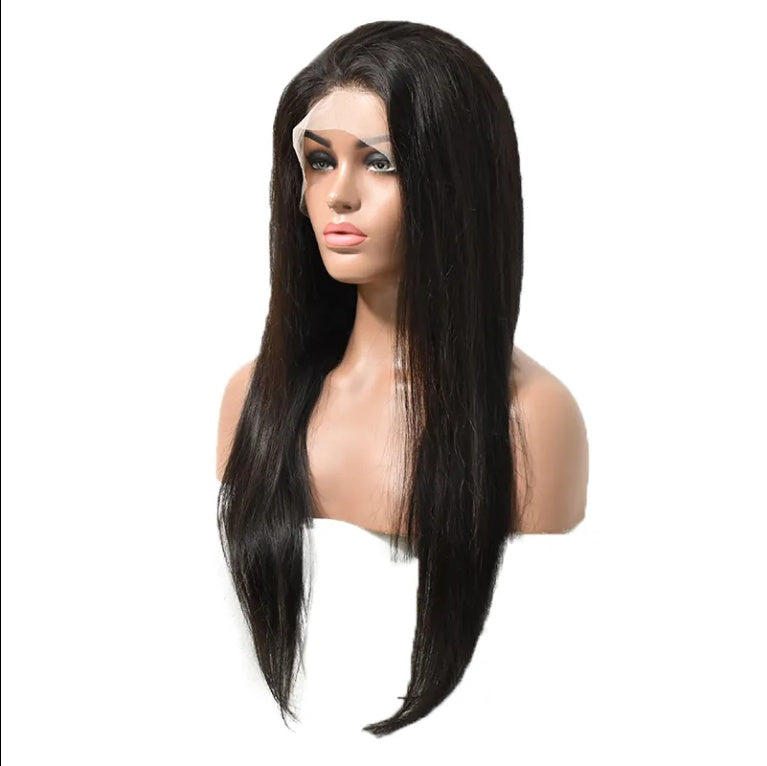 High Quality Wholesale Factor Price Lace Wigs Smooth Natural Human Hair Straight Clear Lace Front Wigs