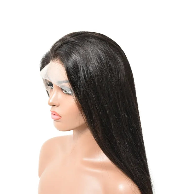 High Quality Wholesale Factor Price Lace Wigs Smooth Natural Human Hair Straight Clear Lace Front Wigs