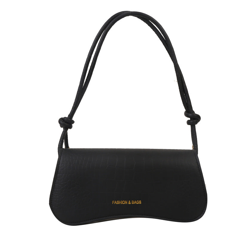 Solid Color PU Small Square Bag Shoulder Messenger Bag Handbag