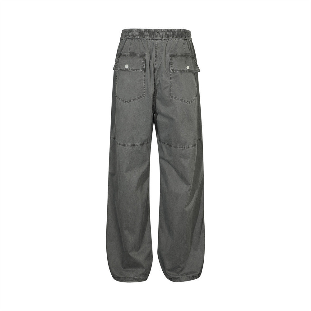 Pleated Paratrooper Casual Trousers For Men