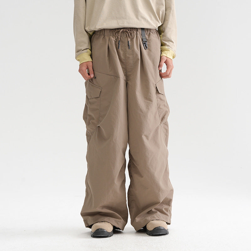 Super Loose Lightweight Outdoor Function Paratrooper Pants Quick-drying Camouflaged Male Overalls
