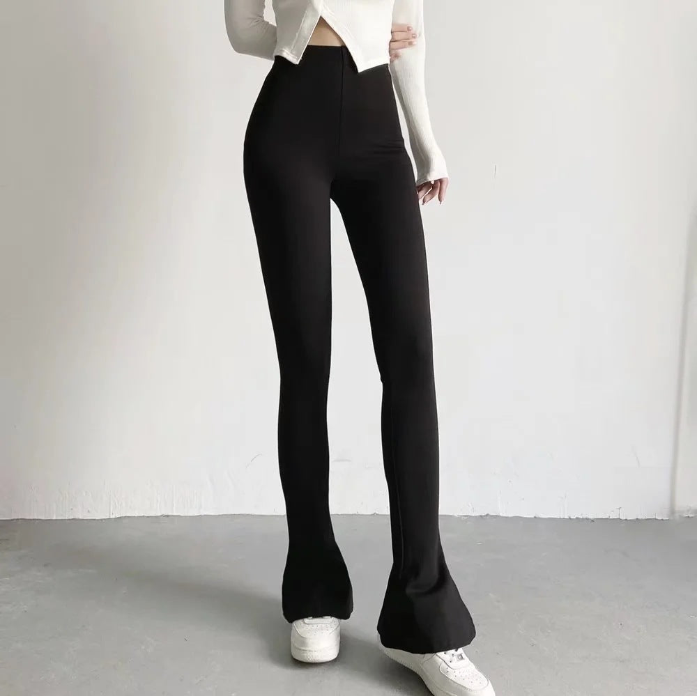 Commuter Elegant Wind Stretch Micro-shoes Trousers