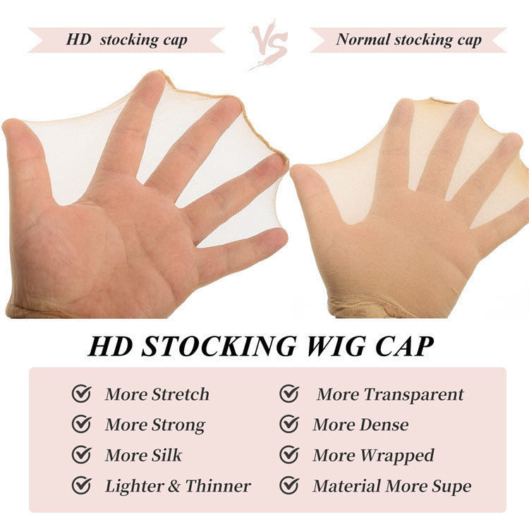 HD WIG CAP Universal Skin Color High Elasticity Ultra Clear WIG Hairnet
