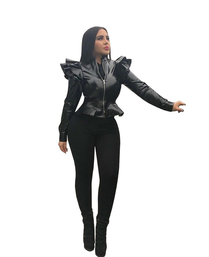 Leather Casual Women&