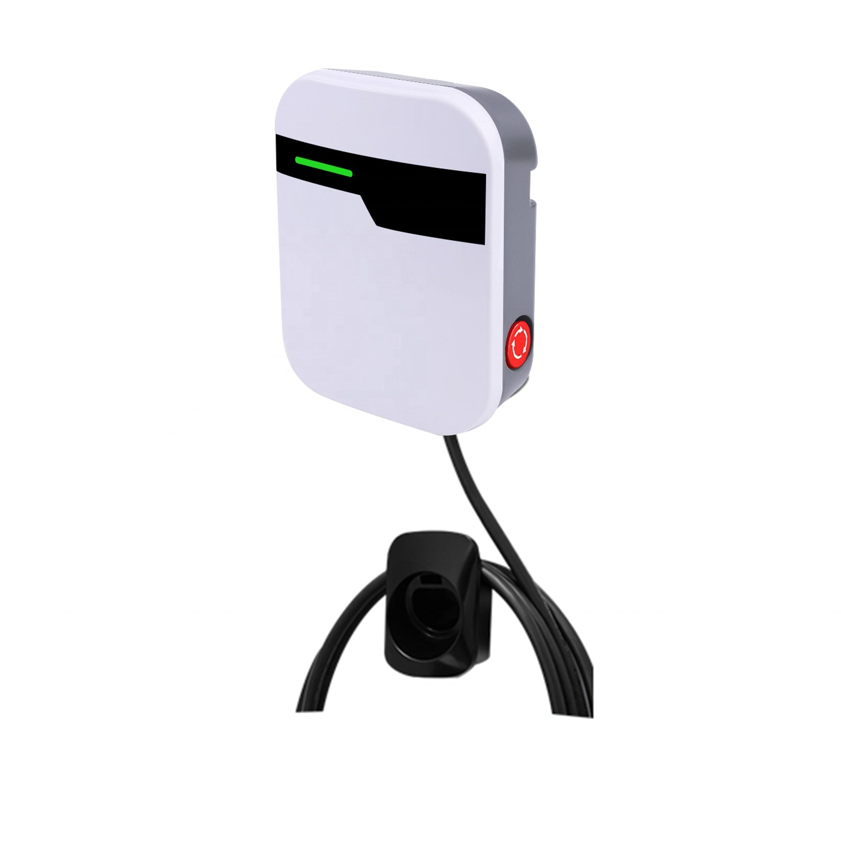 Type 2 EV Wall Charger 7kW 32A Fast Charging Station With 5m Cable RFID App Control