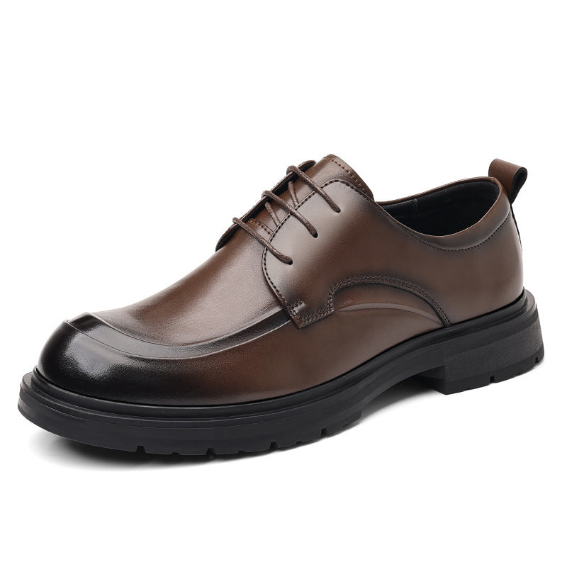 Hollow Leather Shoes Men&