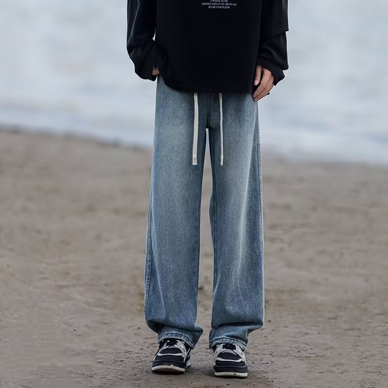 Spring And Summer Straight Loose Men&