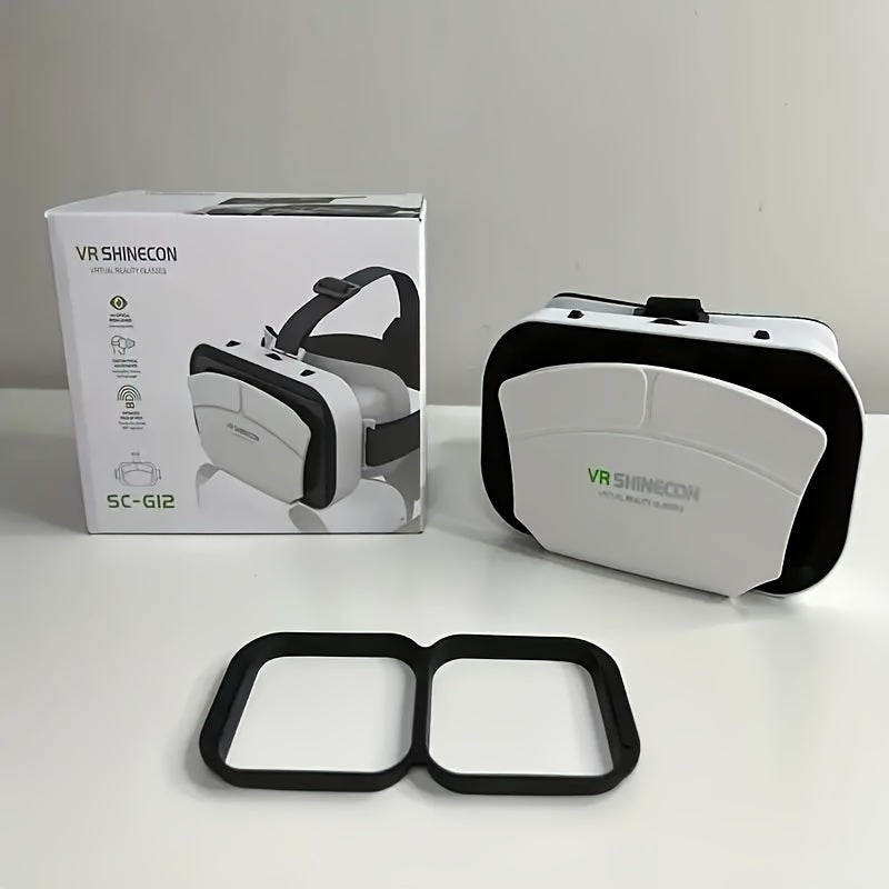 VR SHINECON G05A 3D VR Glasses Headset Virtual Reality Glasses For 4.7-6.0 Inches Android IOS Smart Phones Games 360 HD Movies