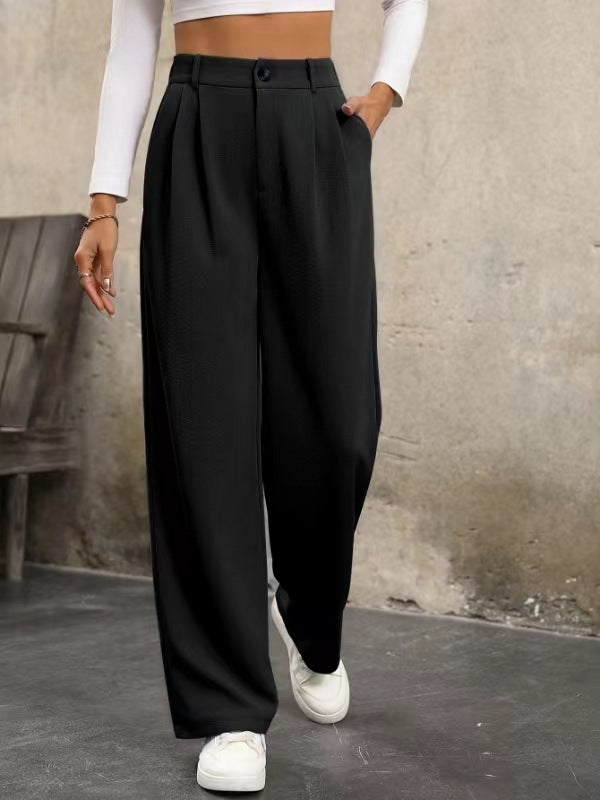 Temperament Commute High Waist Casual Suit Pants For Women
