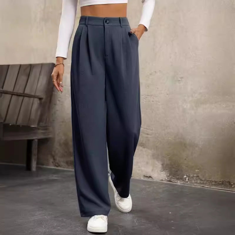 Temperament Commute High Waist Casual Suit Pants For Women