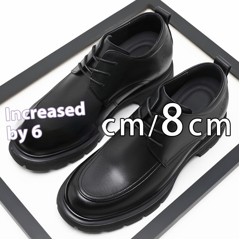Height Increasing Insole Business Formal Wear Leather Shoes