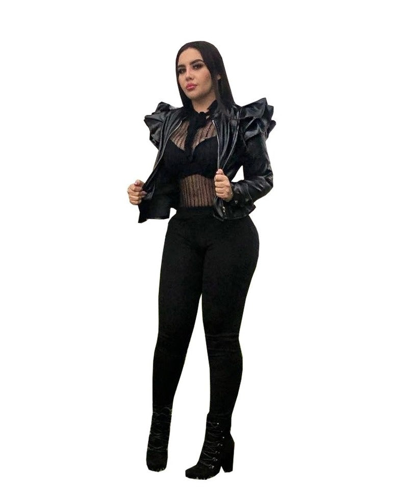 Leather Casual Women&