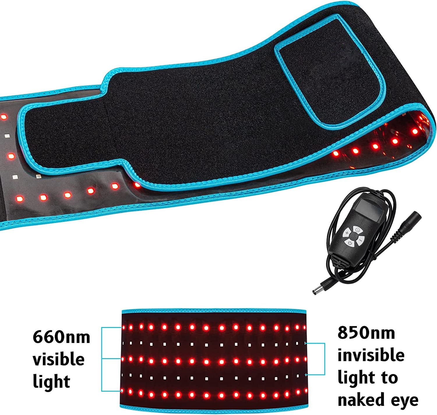 105 LED Infrared Heating Red Belt Therapy Device