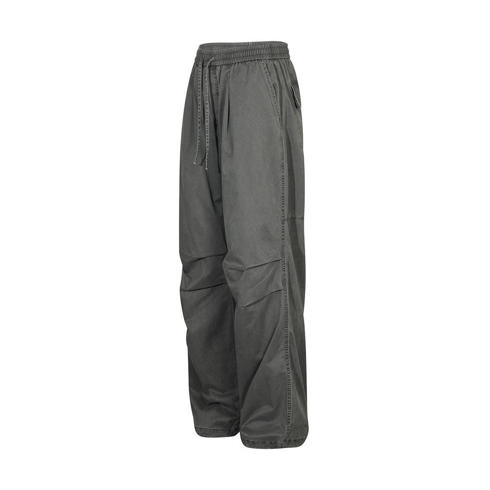 Pleated Paratrooper Casual Trousers For Men