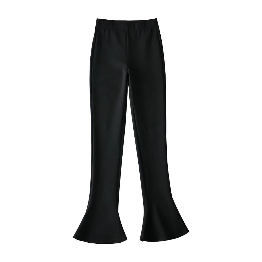 Commuter Elegant Wind Stretch Micro-shoes Trousers