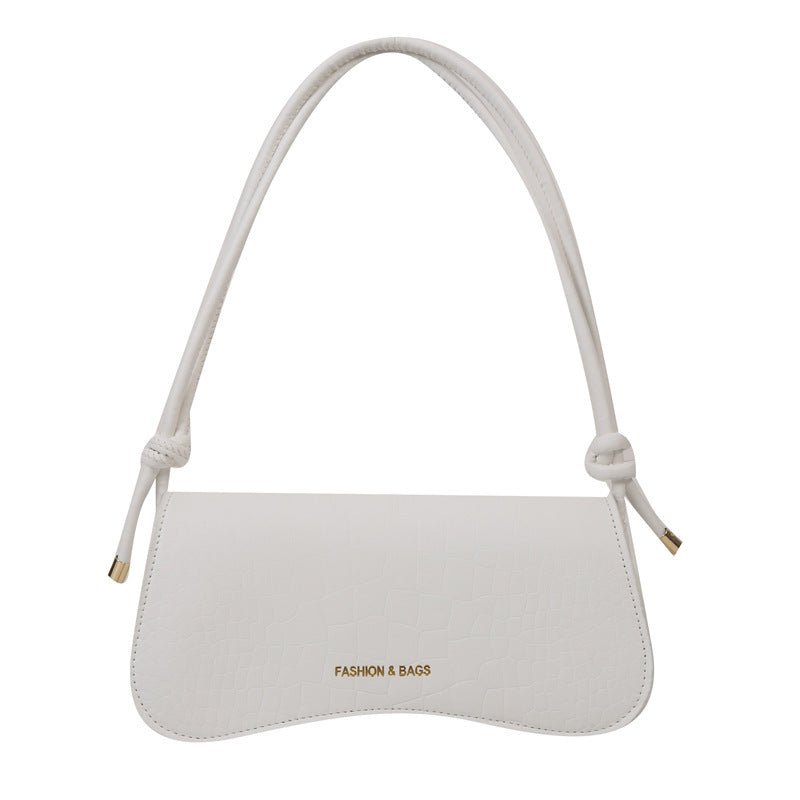 Solid Color PU Small Square Bag Shoulder Messenger Bag Handbag