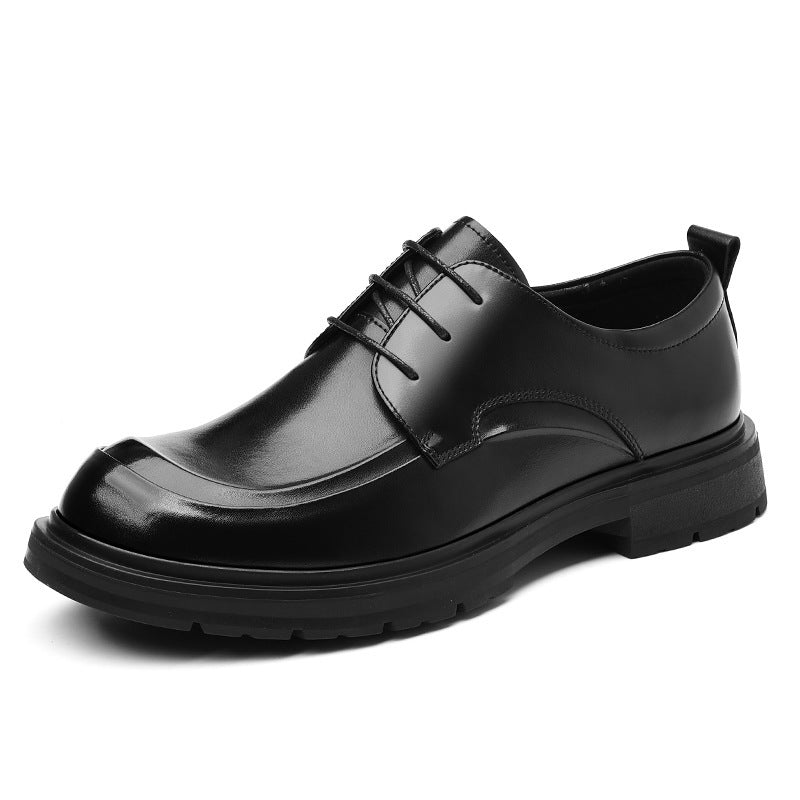 Hollow Leather Shoes Men&