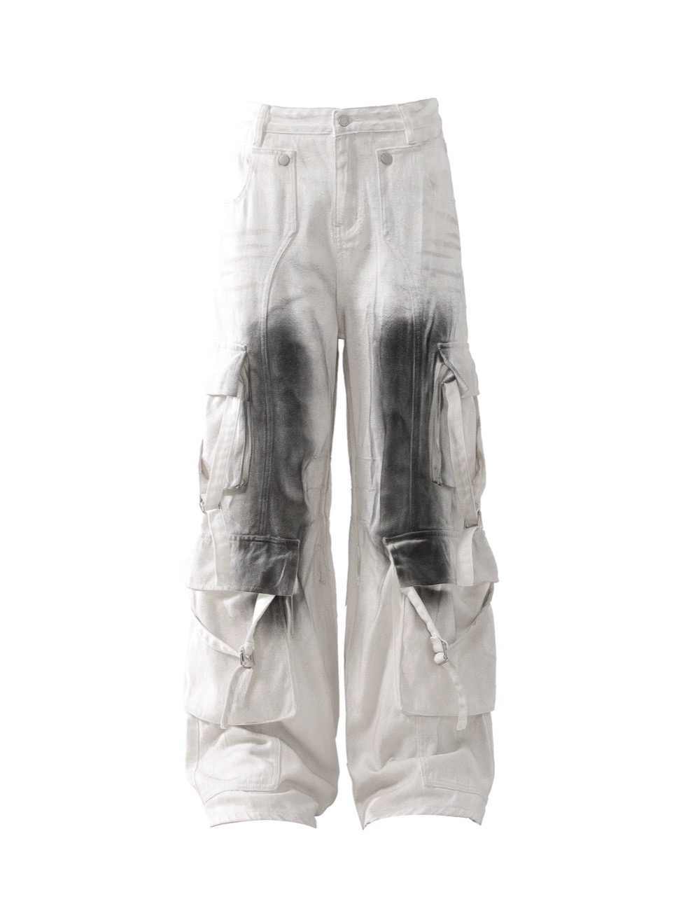 Splash Ink Multi-pocket Cargo Pants Men&