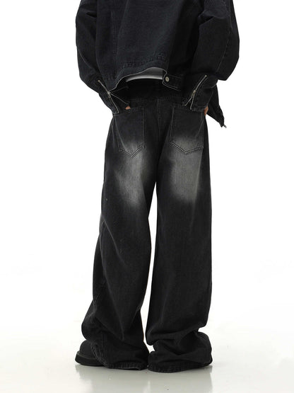 Retro Washed Jeans Men&