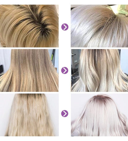 Gray-Yellow Shampoo After Dyeing, Color Protection And Moisturizing Purple Shampoo