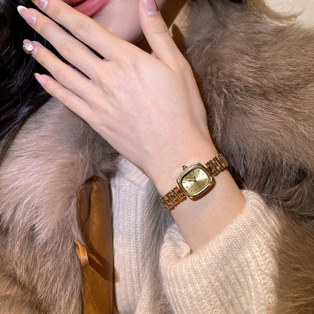 Autumn And Winter Niche New Style Small Cube Sugar Light Luxury Women&