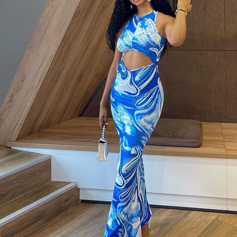 Summer Sleeveless Backless Party Party Dresses Women&