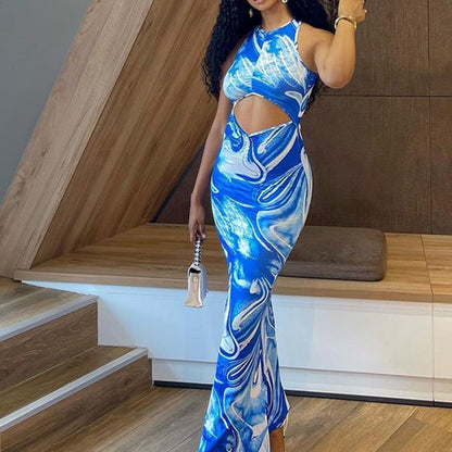 Summer Sleeveless Backless Party Party Dresses Women&