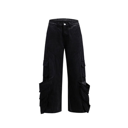 Loose Wide-leg Overalls Men