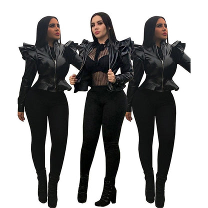Leather Casual Women&