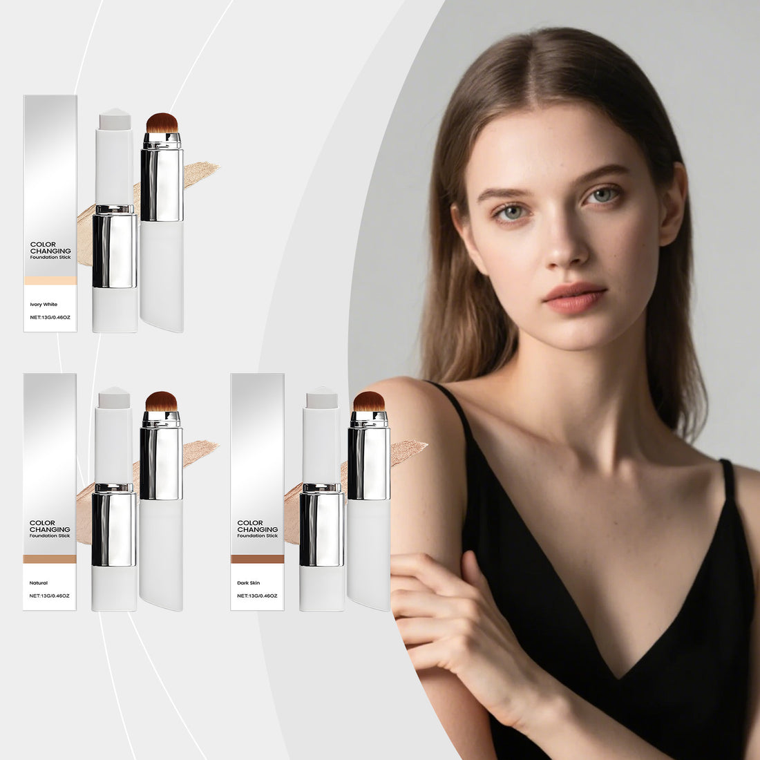 Clear And Non-stuck Powder Daily External Foundation