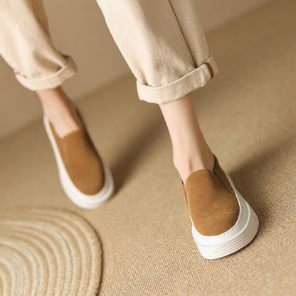 Casual Round Head Deep Mouth Pumps Muffin Bottom