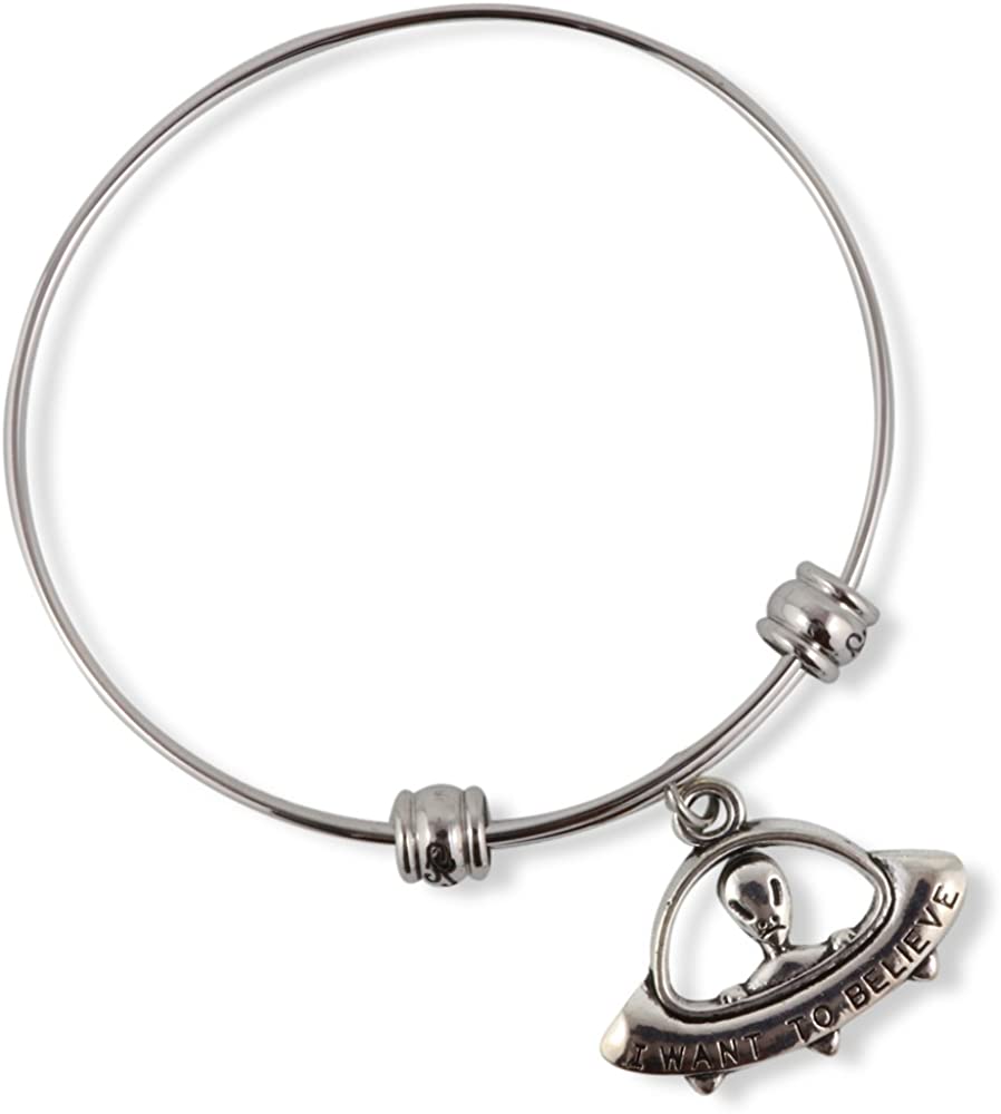 Alien Bracelet | Jewelry Alien Bracelet Bangle Gifts for Women Men UFO Jewellery Accessories Decor Accessories Ancient Charms Spaceship-0