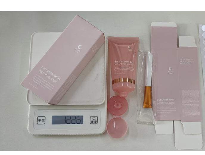 Face Night Mask Collagen Wrapping Mask Natural Ingredients Firming Elasticity &amp; Hydration Anti-wrinkle For Skin Care