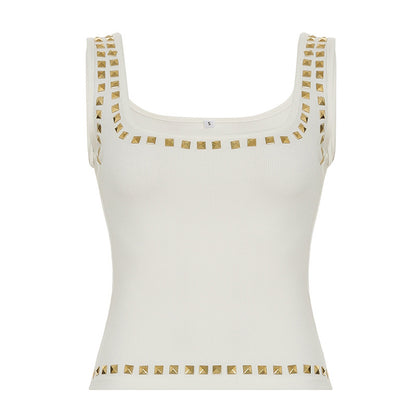 I-shaped Vest Square Collar Hot Girl Casual Top