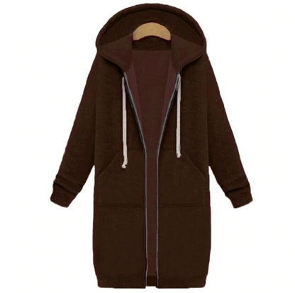 Hooded long-sleeved winter sweater women&