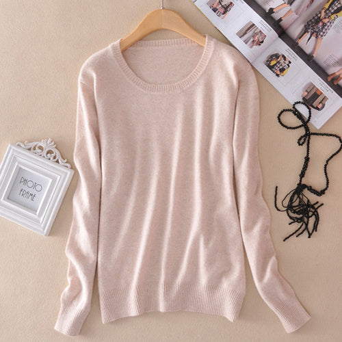 Cashmere Sweater Female Knitted Pullover Women Winter Sweaters Plus Size Cashmere Sweater Women Jumper O Neck Pull Femme