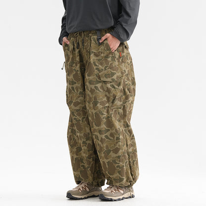 Super Loose Lightweight Outdoor Function Paratrooper Pants Quick-drying Camouflaged Male Overalls