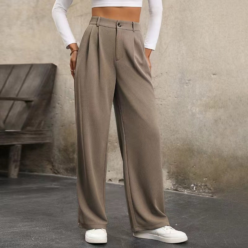 Temperament Commute High Waist Casual Suit Pants For Women