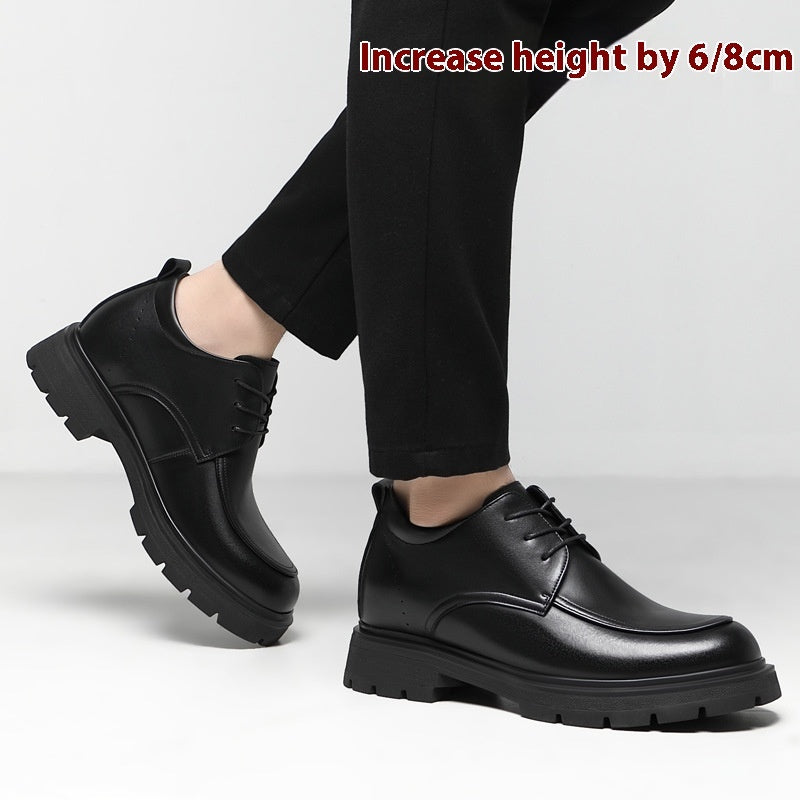 Height Increasing Insole Business Formal Wear Leather Shoes
