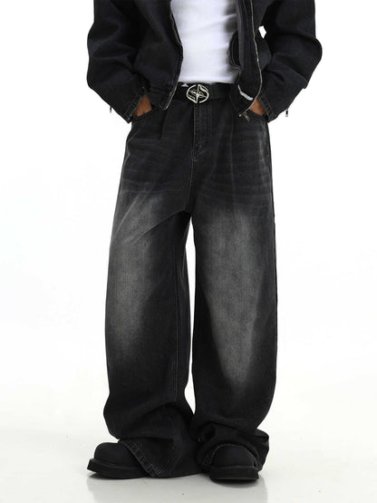 Retro Washed Jeans Men&