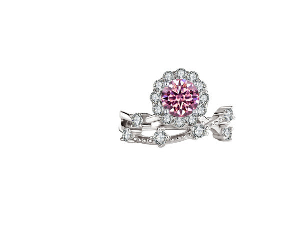 Moissanite Ring Women&