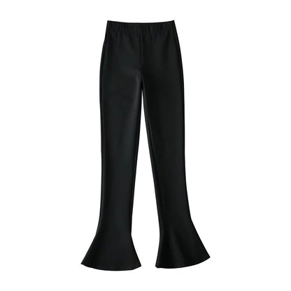 Commuter Elegant Wind Stretch Micro-shoes Trousers