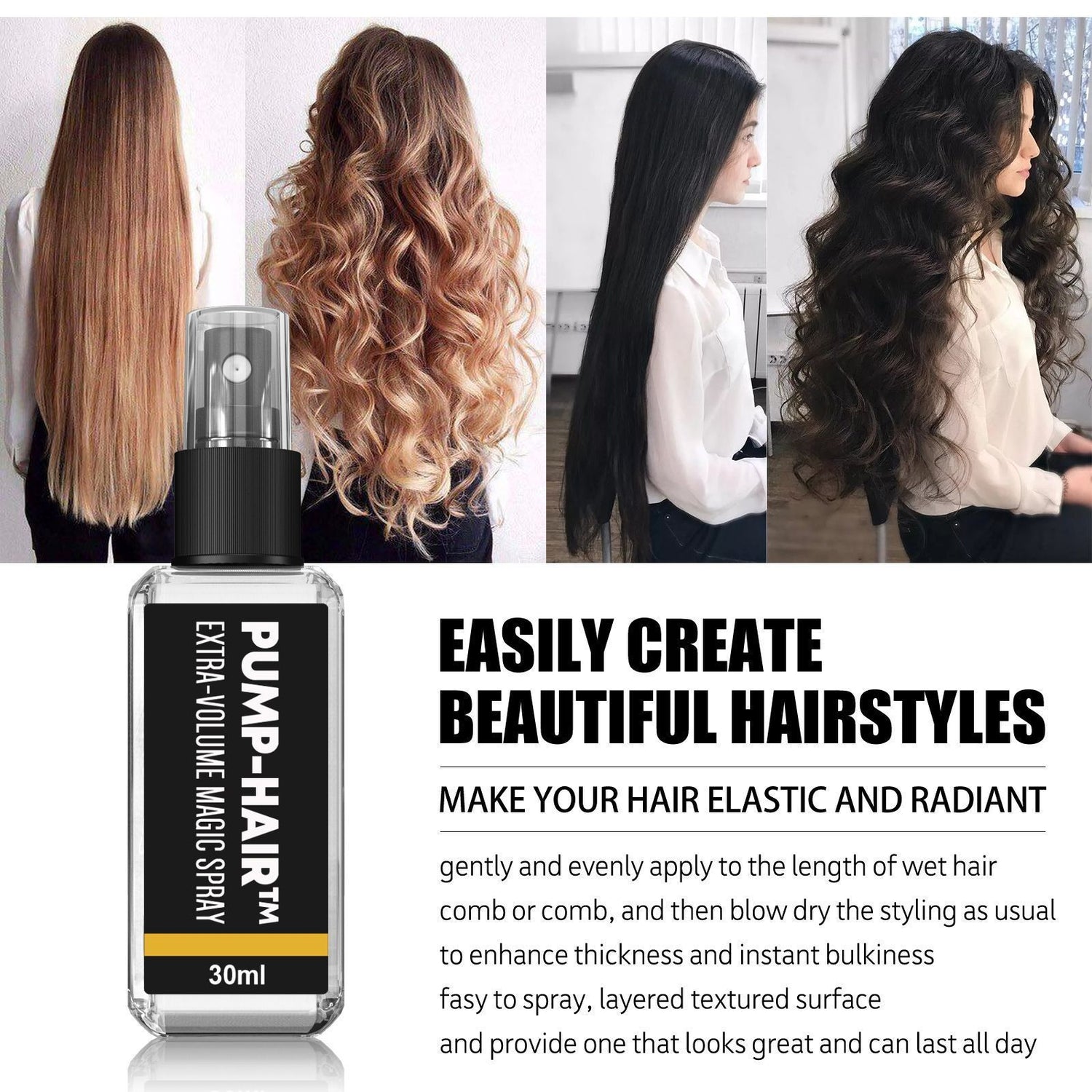 Hair Styling Spray Curly Hair Style Fragrance
