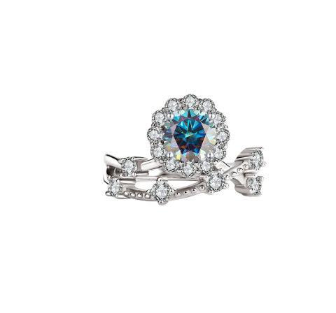 Moissanite Ring Women&
