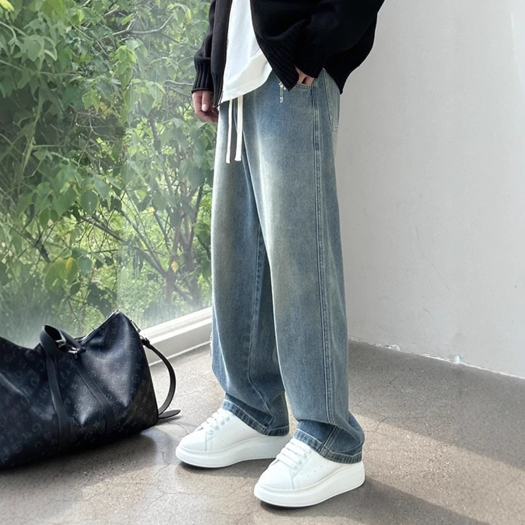 Spring And Summer Straight Loose Men&