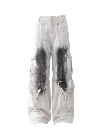 Splash Ink Multi-pocket Cargo Pants Men&